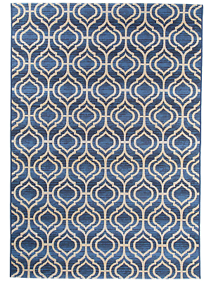 benuta In- Outdoor-Teppich Artis Blau 200 x 285 cm Teppich Wohnzimmer