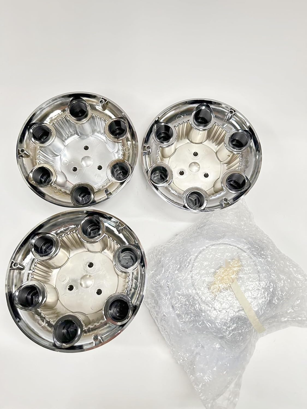 4 Chrome Wheel Center Caps Chevy Silverado 1500 6 Lug 16-17 Steel Wheels 