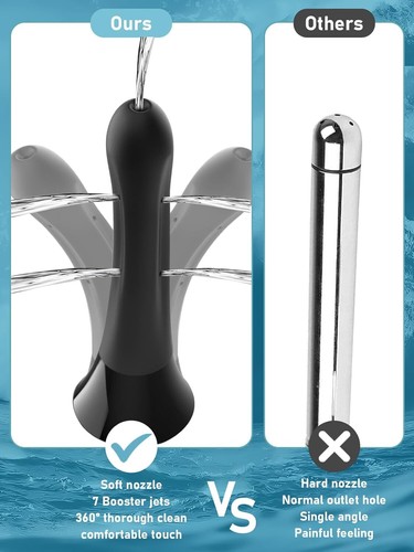 Reusable Enima Anal Vaginal Cleaner kit Amal Douche Connected to Shower Hole 245 Reusable Enima Anal Vaginal Cleaner kit Amal Douche Connected to Shower Hole 245