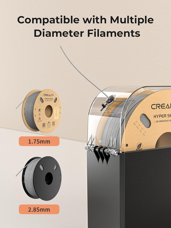Filament Dryer Box Pro, Upgraded 360° Heating with Fan, Dust & Moisture-Proof St