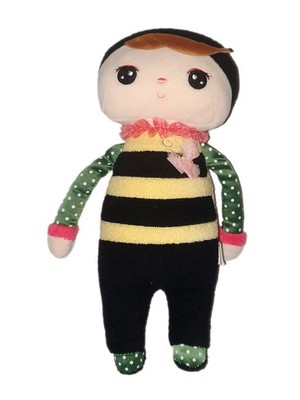 Doudou poupee Metoo Abeille 32 cm SANS antennes