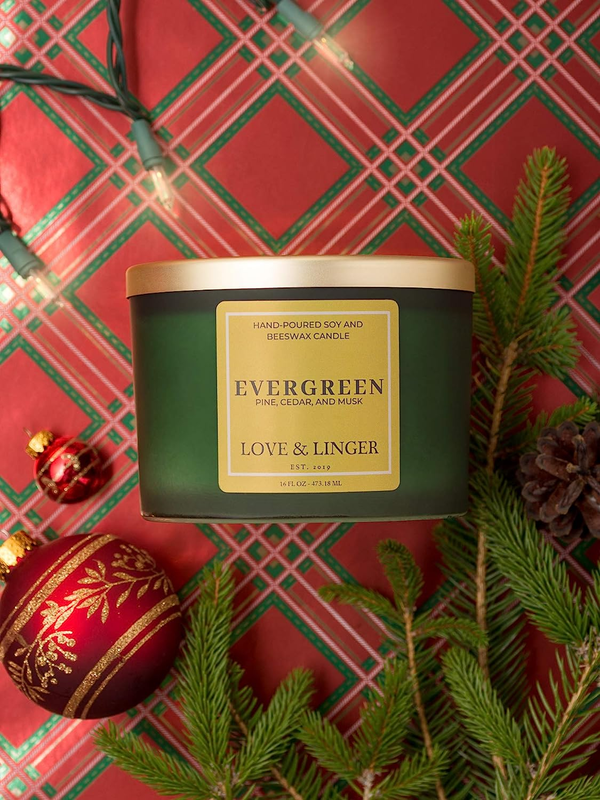 Evergreen Candle | Pine Candle | Luxury Soy & Beeswax Scented Candles for Home |