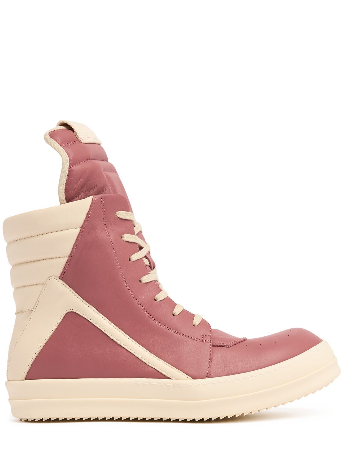 RICK OWENS Geobasket Porterville Men's High Top Thulian/Milk