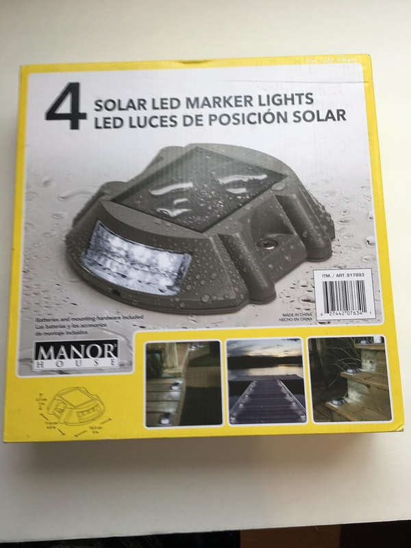 Solar LED Marker Lights - Set of 4