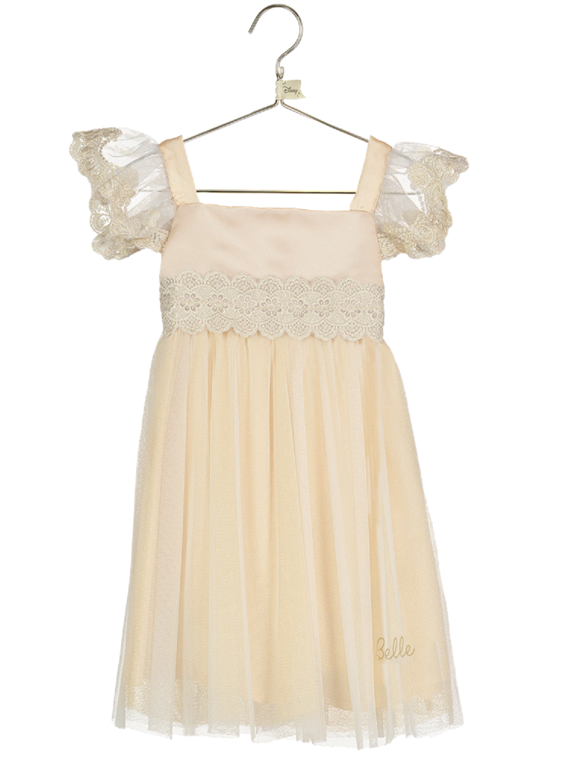 Girls Official Disney Boutique Belle Smock Occasion Party Wedding