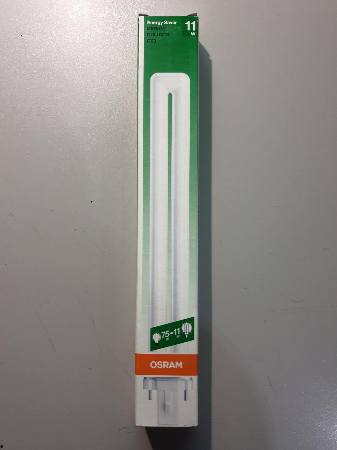 уп. Osram dulux s 11w 827 g23. Osram dulux s 11w 827 g23. Osram люм. лампа люминесцентная 2g7 11w.
