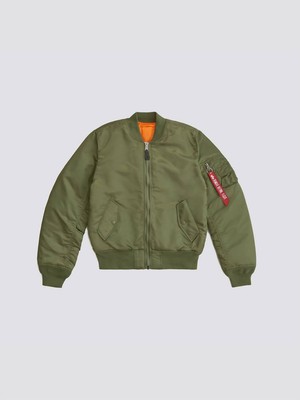 Pre-owned Alpha Industries Bomber Jacket In Army Green - Size Xs