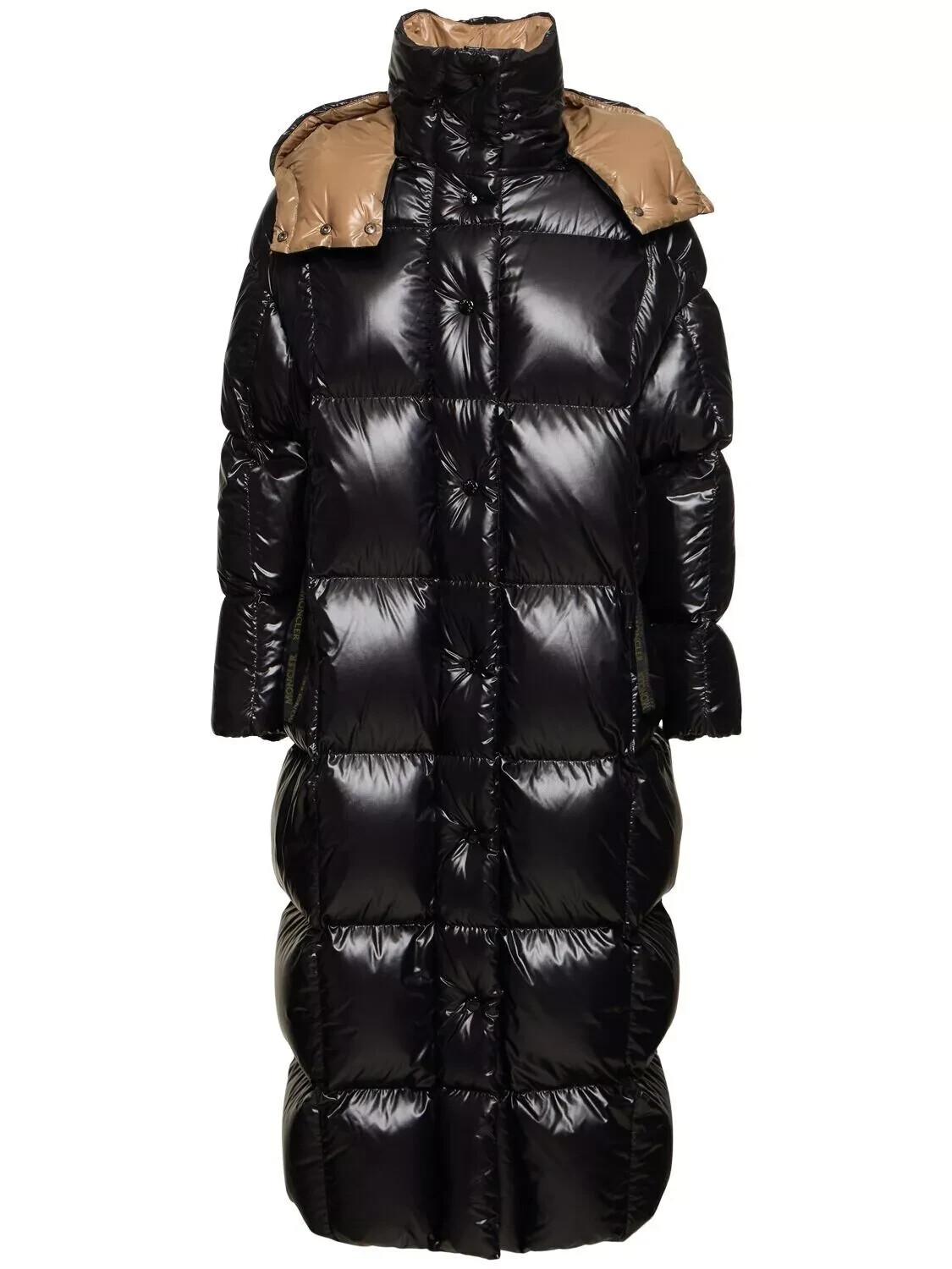 NEW Moncler Parnaiba Hooded Long Down Jacket SZ 1 #DC339 | eBay