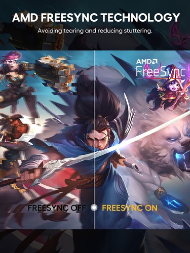 UPERFECT 18.5'' Portable Touchscreen 120hz Monitor w/VESA &180° Adjustable Stand