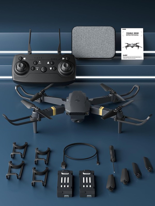 Drones 1080P HD Camera Foldable Live Video , Headless Mode - APP Control