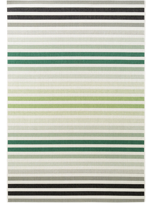 benuta In- Outdoor-Teppich Capri GrünBeige 200x290 cm Florhöhe bis 5 mm