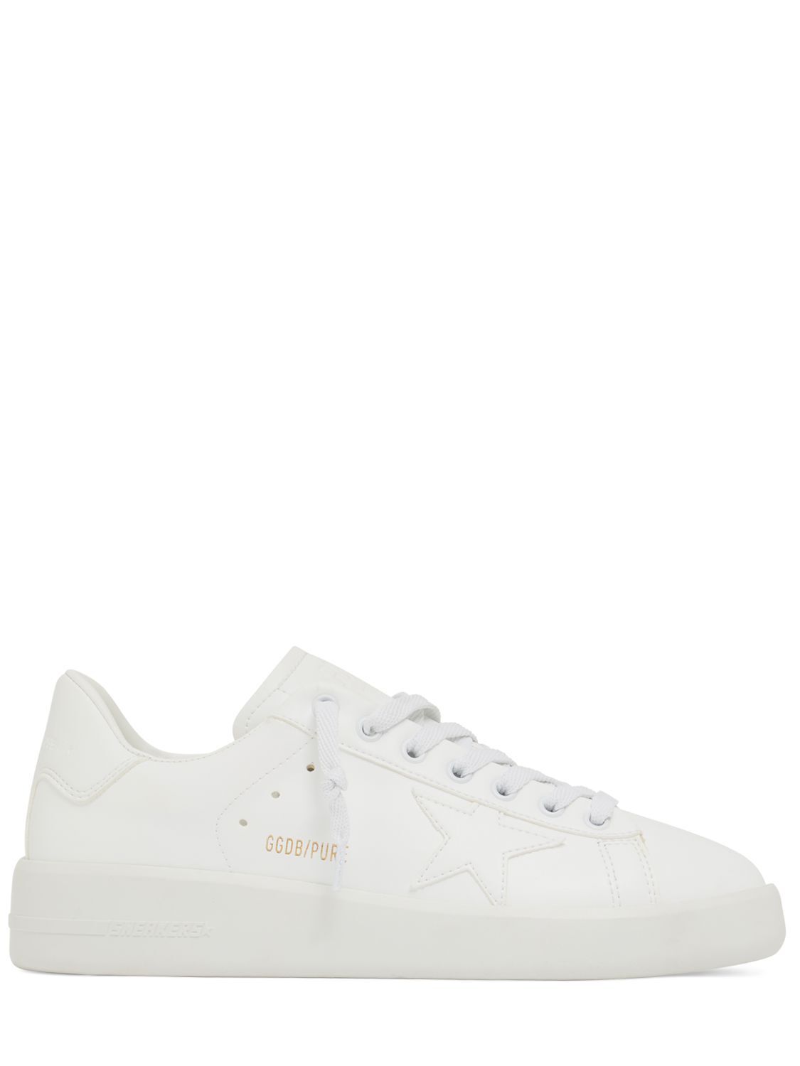 Pre-owned Golden Goose Purestar Women's White Low Top Sneakers