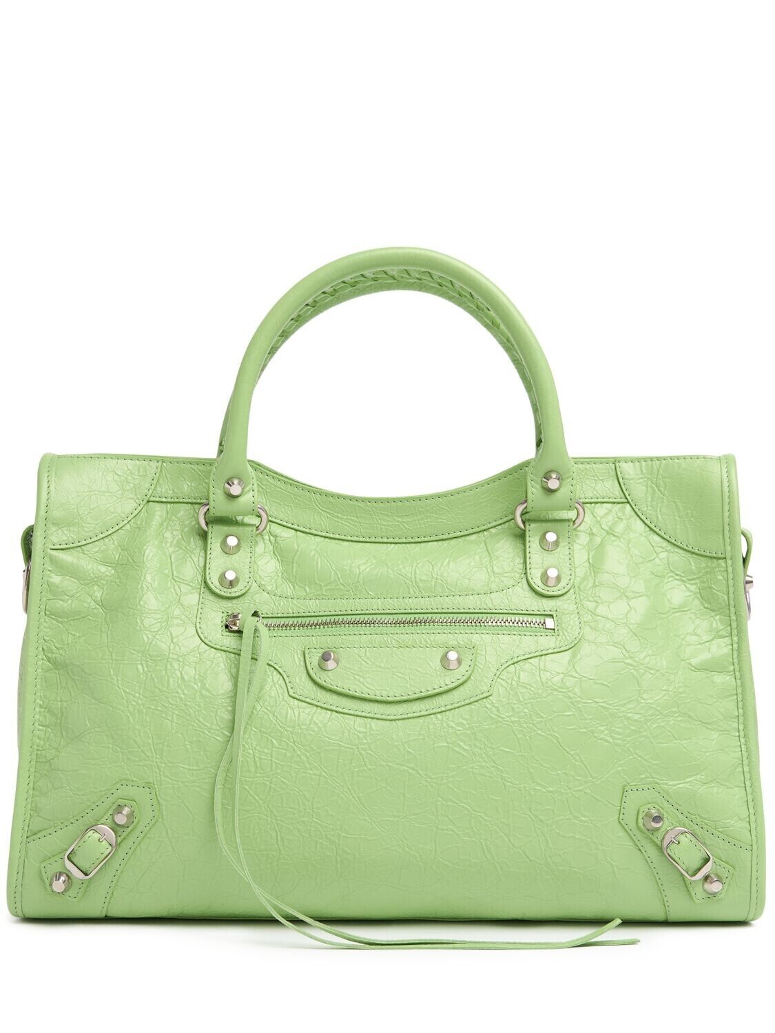 BALENCIAGA Le City Medium Green Leather Shoulder Bag New | eBay BALENCIAGA Le City Medium Green Leather Shoulder Bag New | eBay