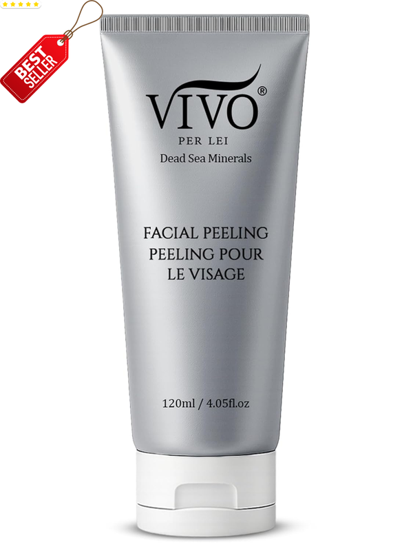 Facial Peeling Gel Dead Sea Minerals Nut Shell Exfoliator 4oz US