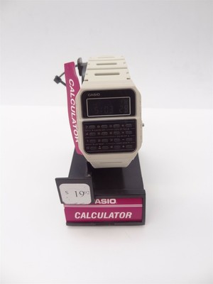 Casio Vintage Edgy Digital Watch With Calculator Black Ca 53wf 1bef Watchcharts