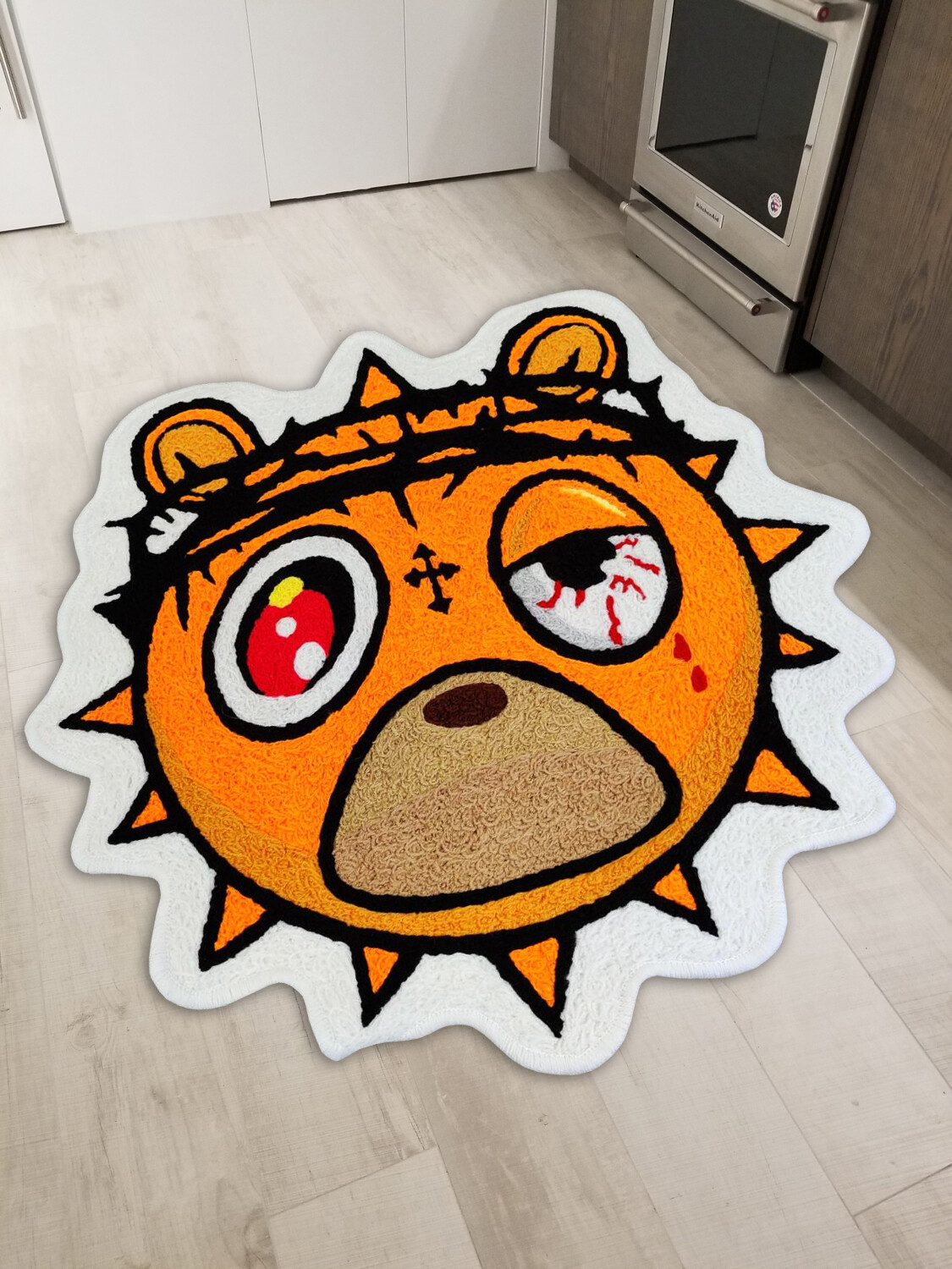 GLO GANG ラグマット Glo Gang Chief Keef Glory Floor Mat Washable Area Runner