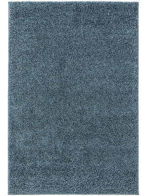 benuta Hochflorteppich Soho Blau 160x230 cm Florhöhe 31 bis 40 mm