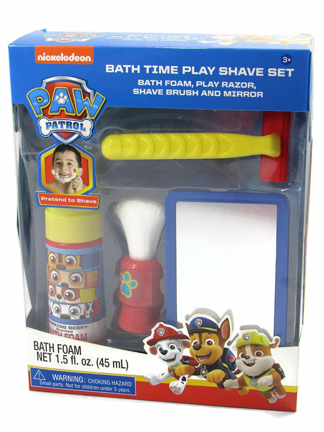 Nickelodeon Paw Patrol Bath Time Pretend Play Shave Set Gift For Kids | eBay