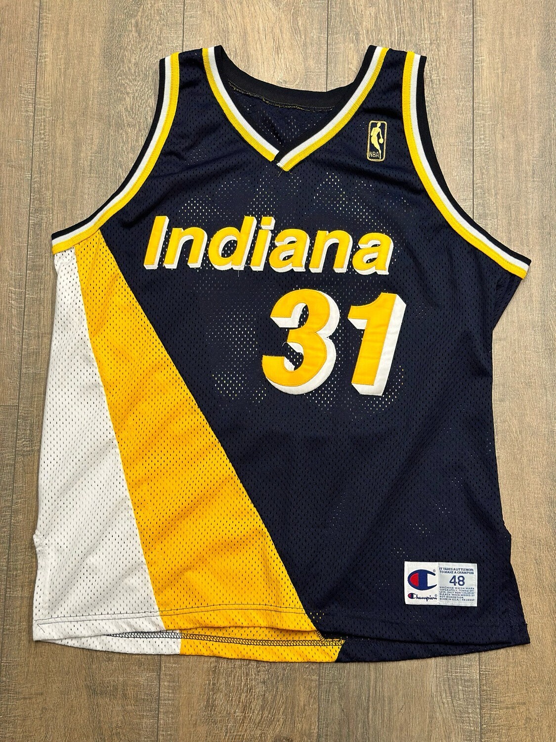 Championインディアナ・ペイサーズ 31番タンクトップ M 90s NBA レジー・ミラー MILLER ＃31 PACERS インディアナ