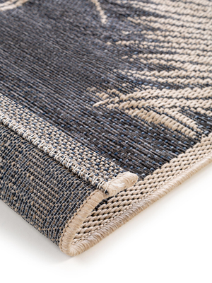 benuta In- Outdoor-Teppich River Blau 160 x 230 cm Teppich Wohnzimmer
