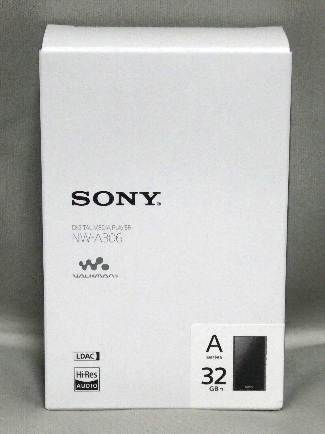 SONY WALKMAN 32GB Hi-Res A300 Series NW-A306 Audio Player Black