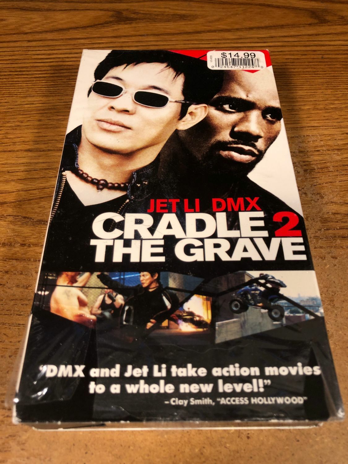 Cradle 2 The Grave VHS VCR Video Tape Used Jet Li DMX