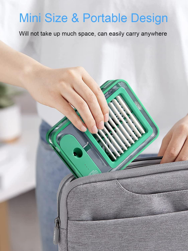 Portable Misting Fan Air Conditioner Spray Humidifiers Small Desktop Cooler Fans