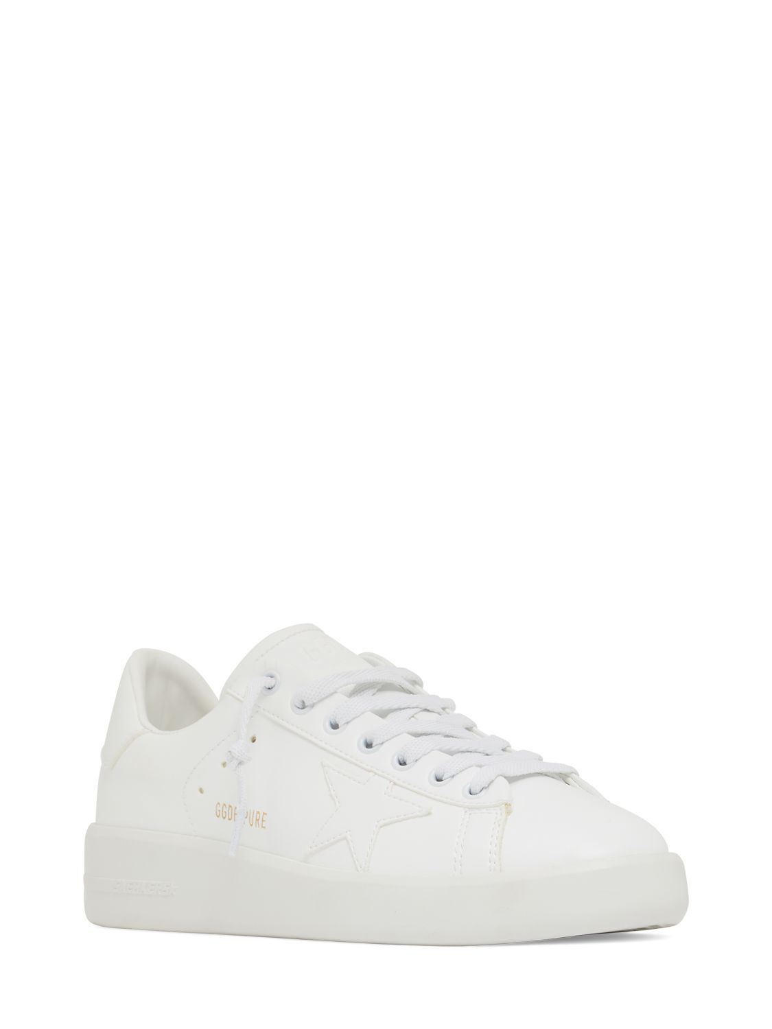 Pre-owned Golden Goose Purestar Women's White Low Top Sneakers