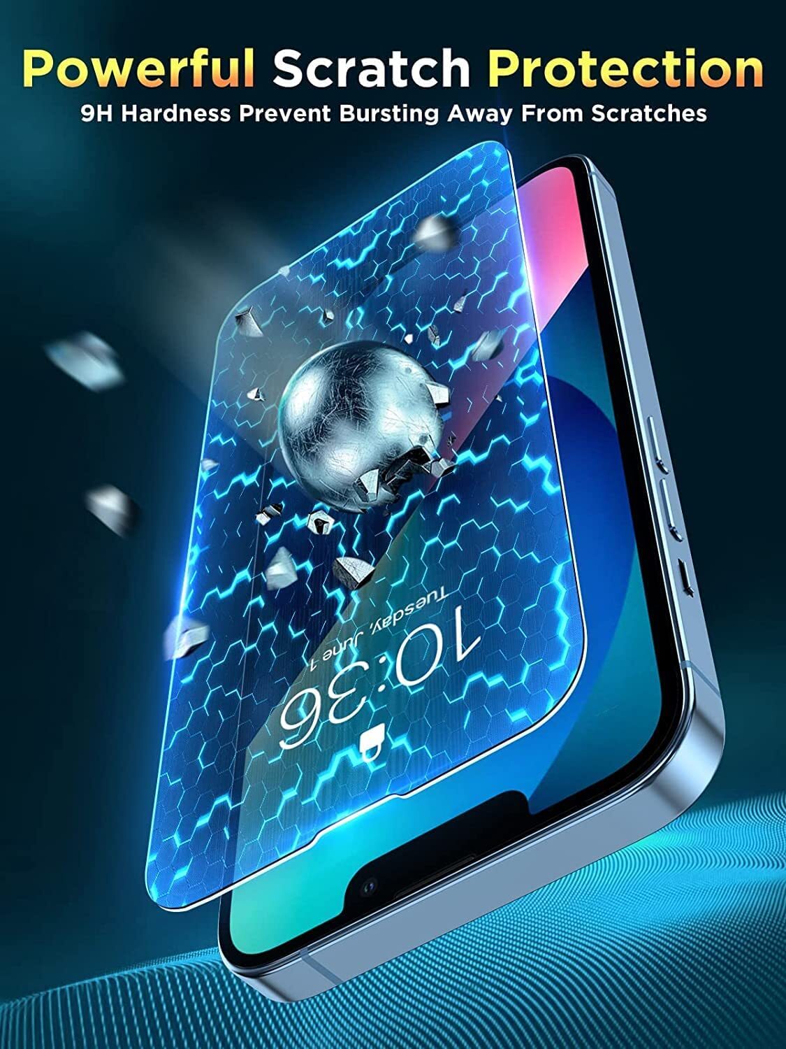 3X Tempered Glass Screen Protector For iPhone 15 14 13 12 11 Pro Max X XS XR 8 7