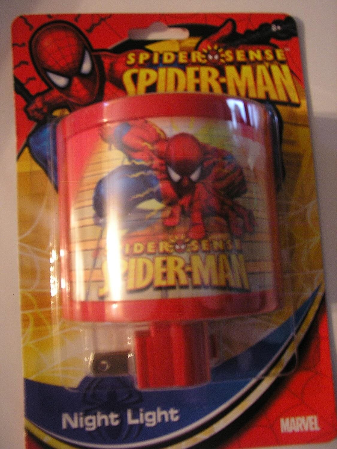 Marvel Spiderman Spider-sense Curved Night Light ~ Red | eBay