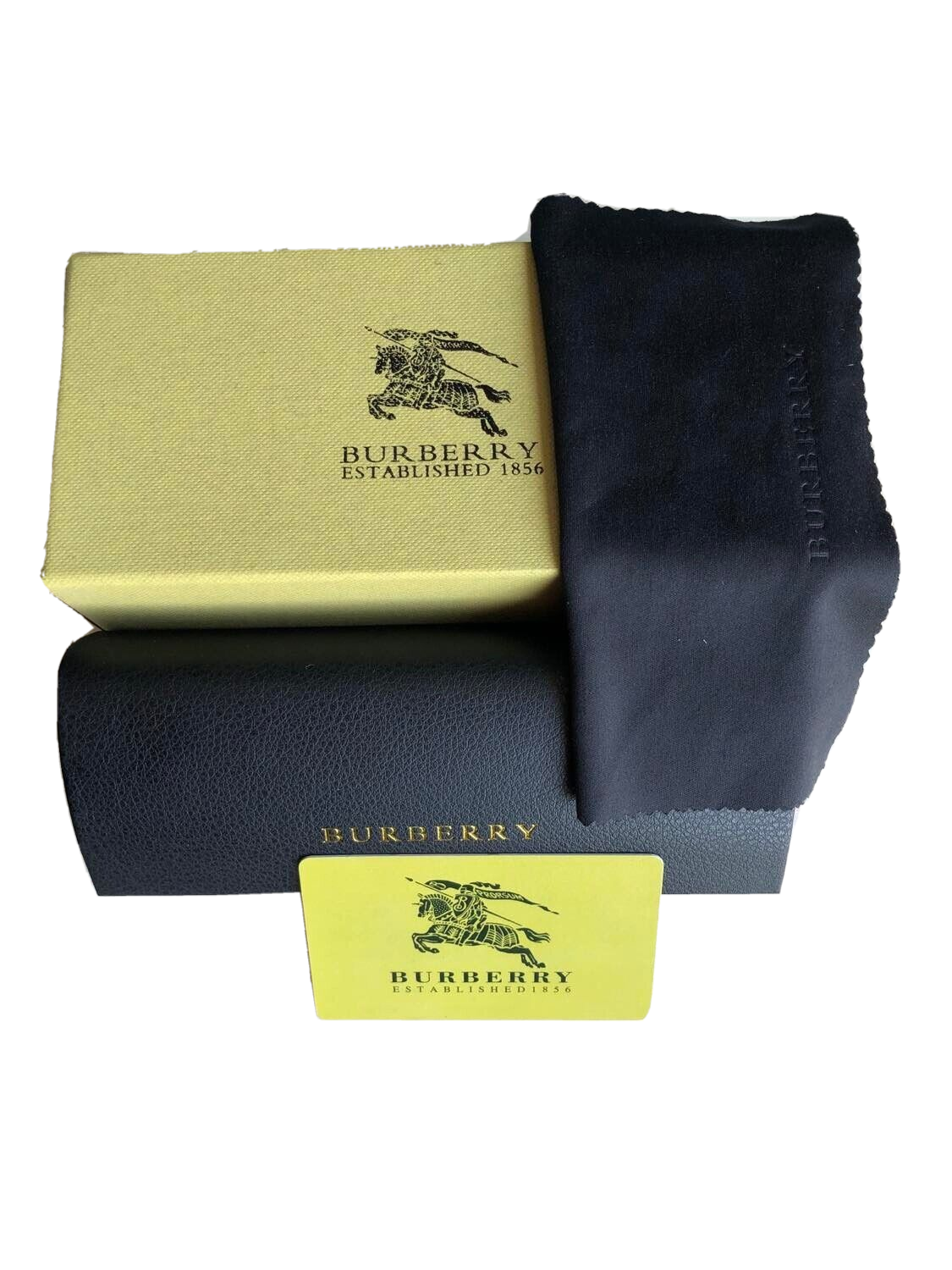 Brand new Black Burberry Eyeglasses /Sunglasses Hard Case