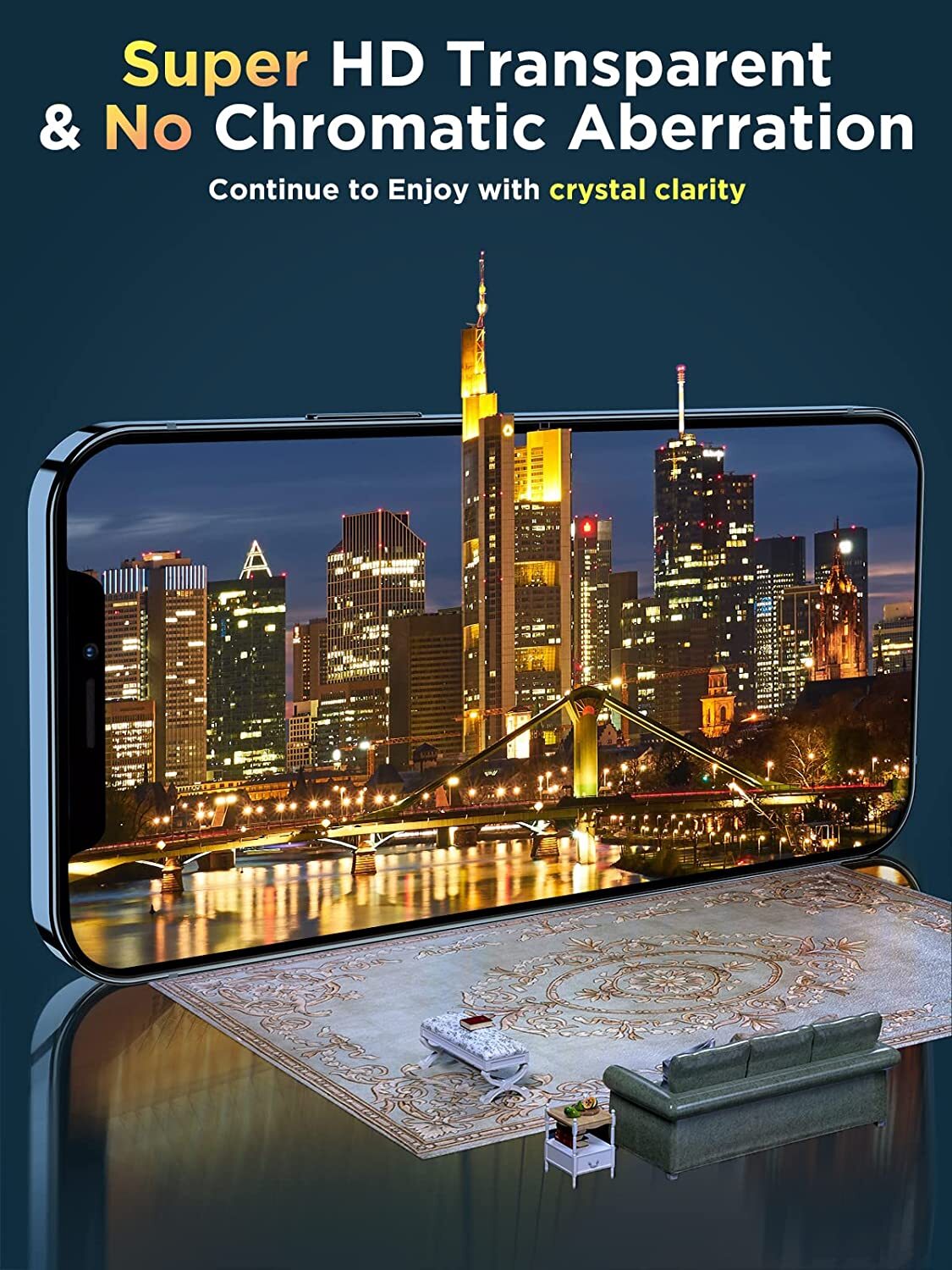 3X Tempered Glass Screen Protector For iPhone 15 14 13 12 11 Pro Max X XS XR 8 7