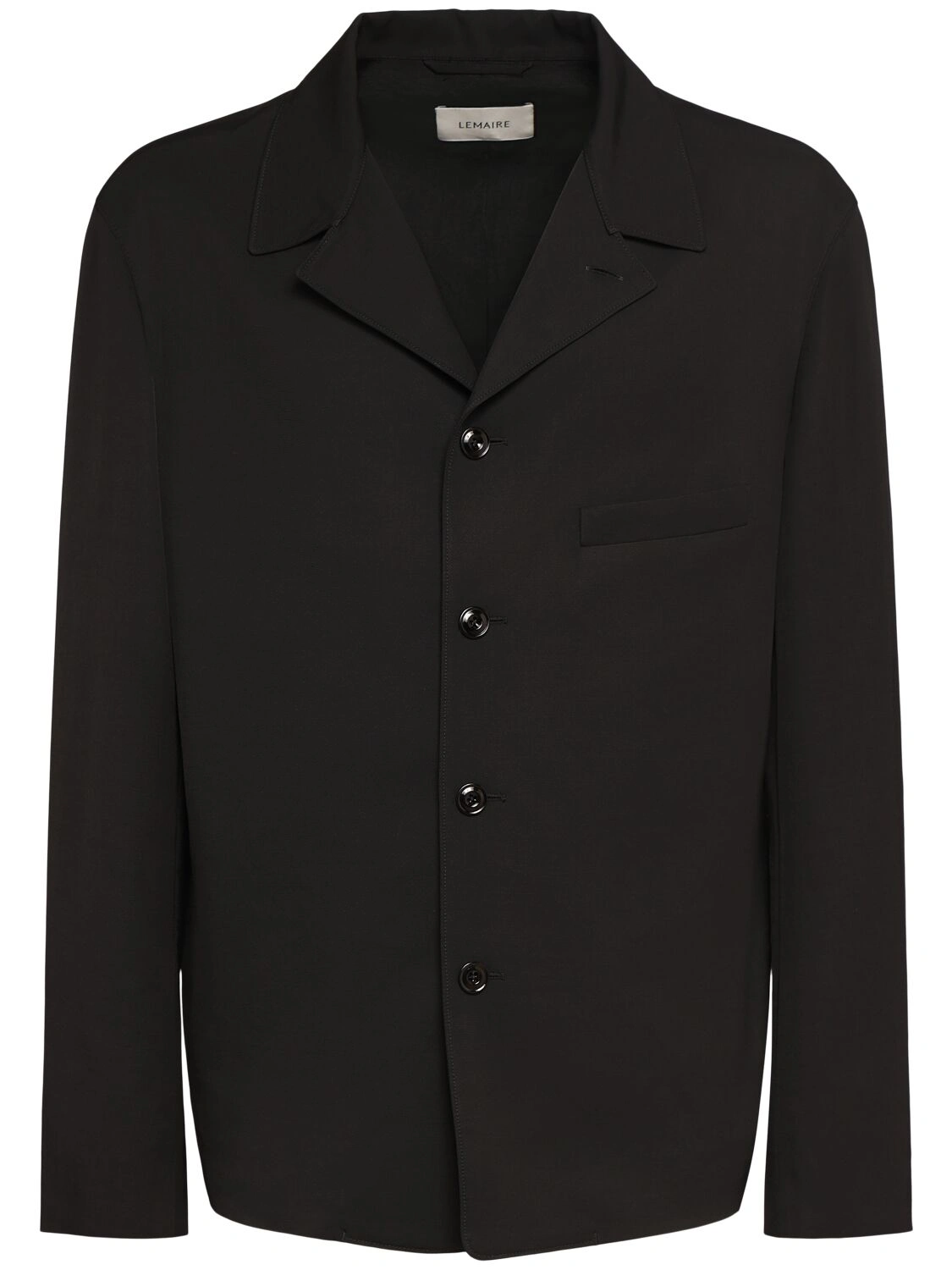 LEMAIRE Black Wool Shirt Jacket New & Authentic | eBay