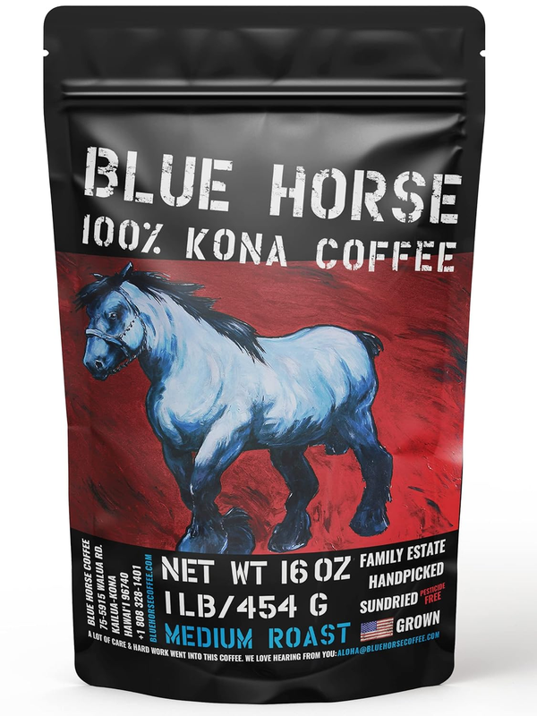 , Medium Roast, Arabica Whole Beans, 1 Lb (16 Oz) Bag, Farm Fresh, Authentic Hawaiian Coffee Beans from Hawaii’S Big Island