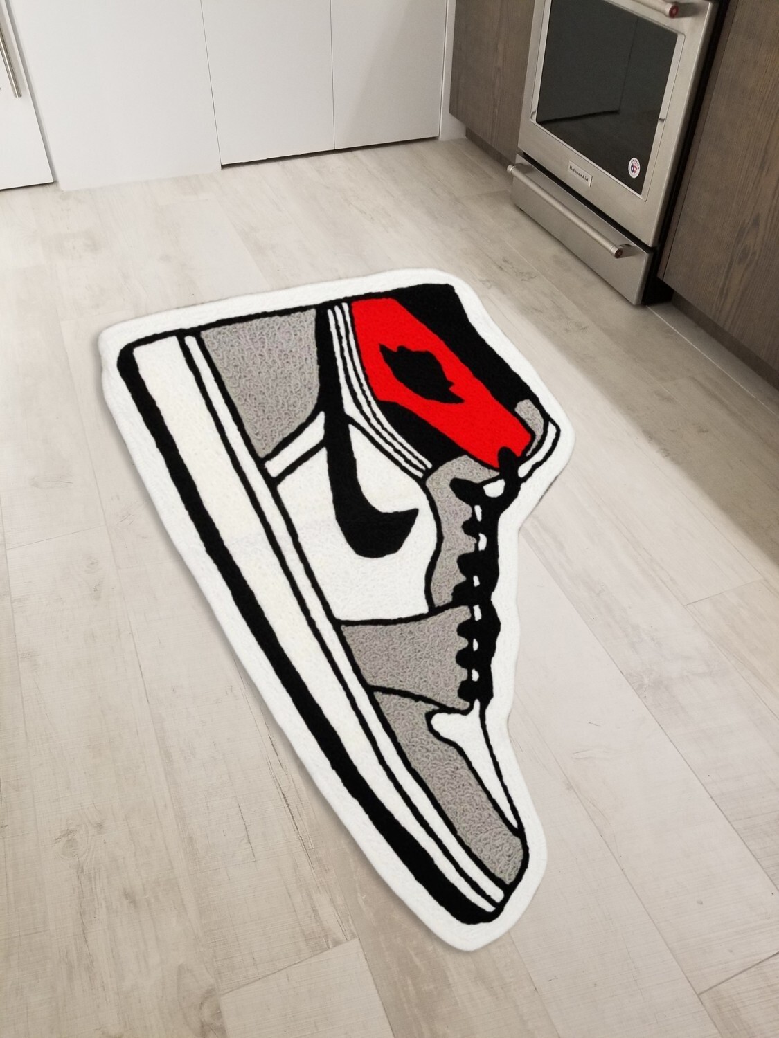 新品JORDAN1 CHICAGO rugラグ　マット Rug - Jordan 1 Retro - Chicago 60x40cm at MR. Riegillio