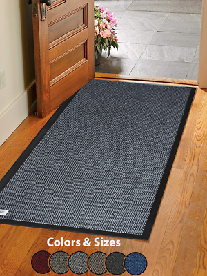 Heavy Duty Non Slip Rubber Back Barrier Door Mat Kitchen Floor Mats Hallway  Rug