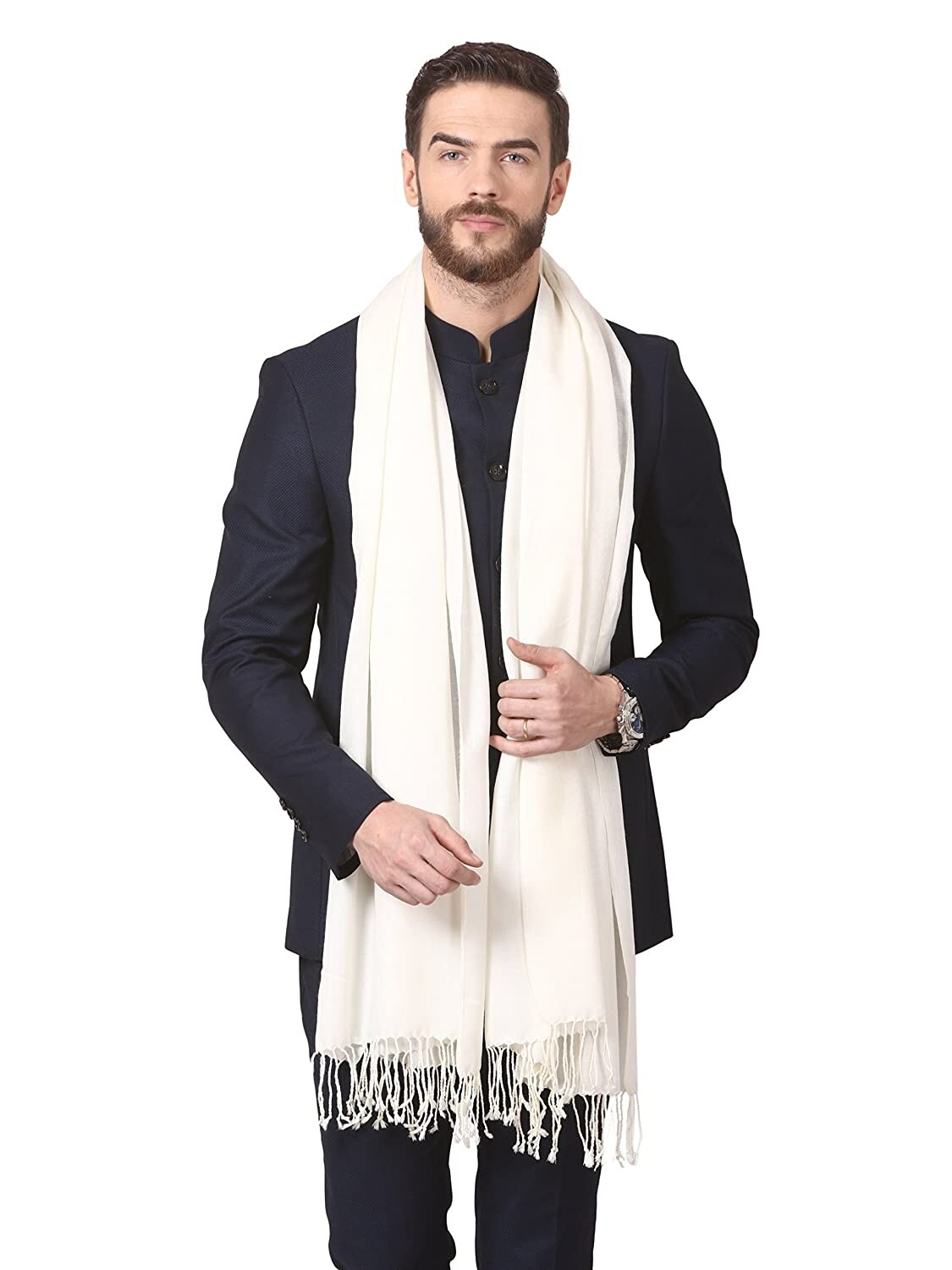 小物 argue SQUARE WOOL GAUZE STOLE/BEIGE Textured Wool Gauze Scarf | EILEEN FISHER