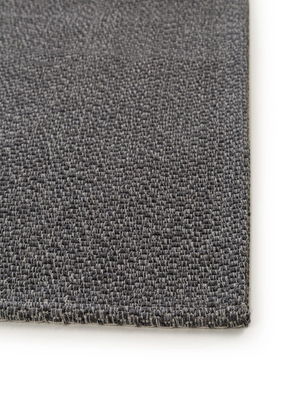 benuta Waschbarer Baumwollteppich Cooper Anthrazit 150x230 cm Florhöhe bis 5 mm