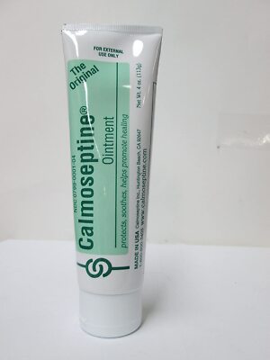 Calmoseptine Ointment 4oz, protects, soothes, helps promote healing made in Usa