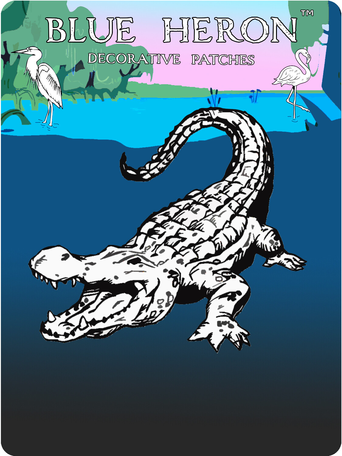 Custom Patch Name Tag Patch w/ Hook and Loop Fasteners or Iron on Embroidered