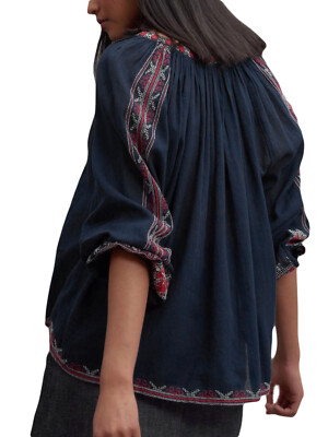 ROBERTA ROLLER RABBIT ROBERTA ROLLER RABBIT DAMEN MARINEBLAU JAMMA TOP NEU