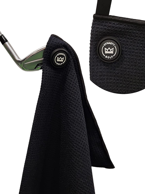 Magnetic Golf Towels for Golf Bags - Perfect Golf Gifts for Men & Women - Waffle
