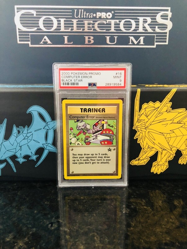 Collectible Card Games Computer Error 16 Promo Pokemon Card Exc Condition Pokemon Trading Card Game