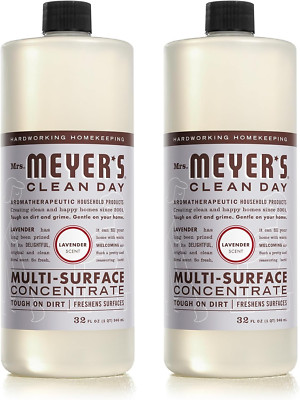 Mrs. Meyer's Clean Day Multi-Surface Cleaner Concentrate, 32 Fl. Oz - Pack of 2