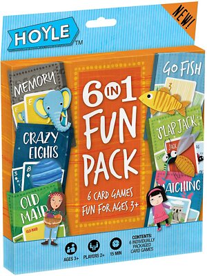 Карточные игры Hoyle 6 в 1 Fun Pack