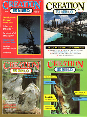 4 1989 Creation Ex Nihilo magazines - Answers in Genesis - creationism - Ken Ham