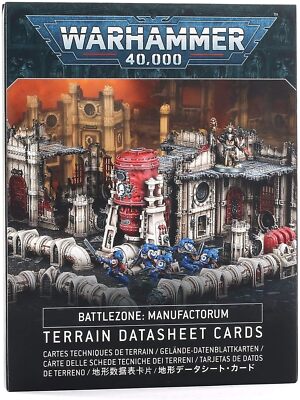 Игровая мастерская Warhammer 40k Battlezone Manufacturerum Технические характеристики карточек 40-14