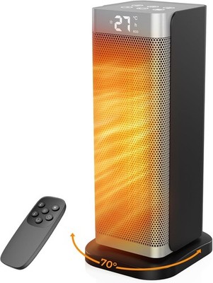 Fitabok Electric Heater 2000W Portable Fan Low Noise Space Thermostat HSEGAR