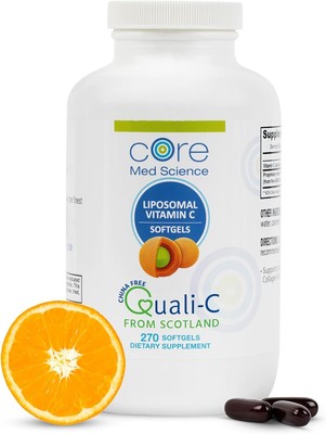 Liposomal Vitamin C 1000mg by Core Med Science, 270 270 Count (Pack of 1) 
