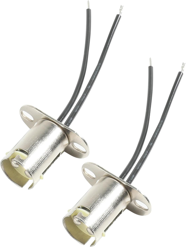 2 Pack Car Bulb Socket,Bay15D 1157 LED Light Bulb Socket Holder,Led Bulb Light L